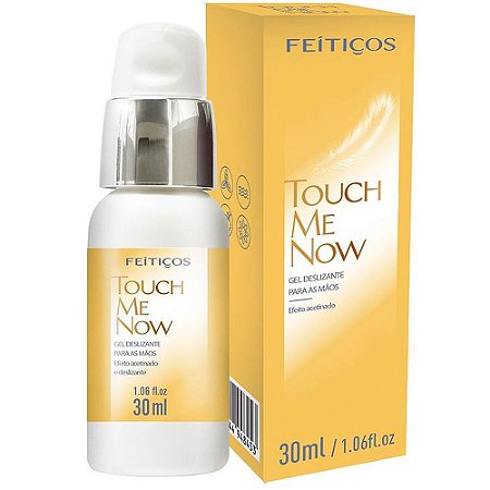 Gel Deslizante para Mãos Touch me Now 30ml - Feitiços Aromáticos - Sexshop