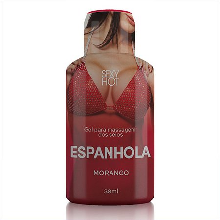 Gel para massagem dos seios ESPANHOLA - Morango - Sexshop