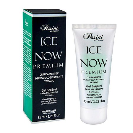 Ice NOW! Premium Gel Gelado Comestível Menta Marroquina 35ml Pessini - Sex shop