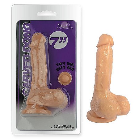 Protese 19cm Realística – Carved Dong 7 – Aphrodisia Sex shop