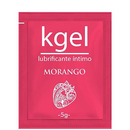 Lubrificante Kgel Morango 5g - Sache - Sexshop