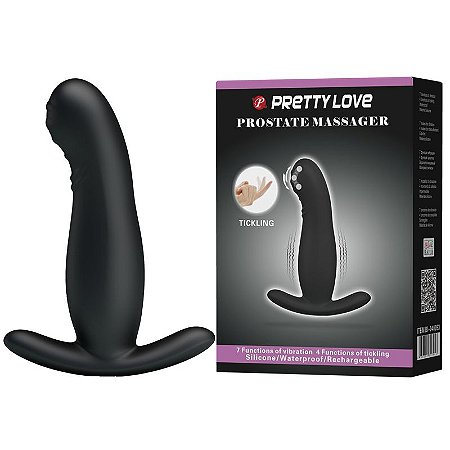 Massageador de Próstata com 7 Modos de Vibração E 4 Modos de Estimulação - PRETTY LOVE PROSTATE MASSAGER - Sexshop