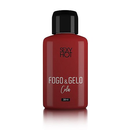 Óleo beijável FOGO E GELO - Cola - 38ml - Sex shop