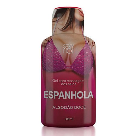 Óleo Sexo Oral beijável Espanhola - Algodão Doce 38ml - Sex shop
