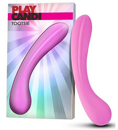 Plug Anal design ergonômico Rosa - TOOTSIE - PLAY CANDI - Sex shop