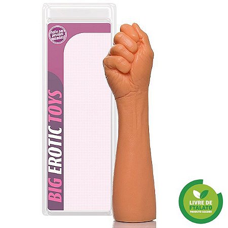 Penetrador para Pratica de Fisting Realístico Hand Fist Pele - Sexshop