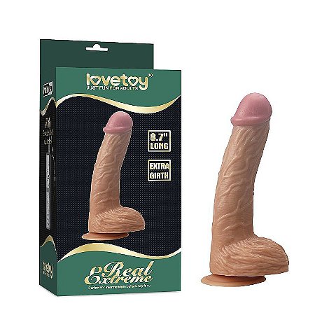 Pênis Grande Real Extreme 8.7" - 22 x 4,8 cm - Lovetoy - Sexshop