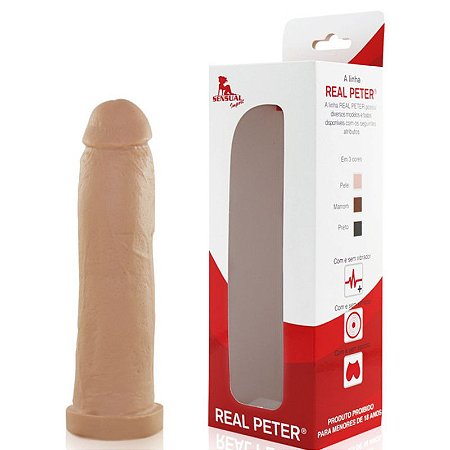 Pênis Grande Real Peter Taurus 19x4,5cm - Sex shop