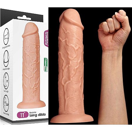 Pênis Lovetoy Grosso e Grande Realístico - Long Dildo - Sexshop