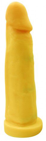 Pênis Real Peter 4x18cm - Amarelo -  Sexshop
