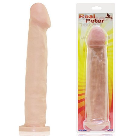 Pênis Gigante e grosso Real Peter - 5,5 x 28 cm - Sex Shop