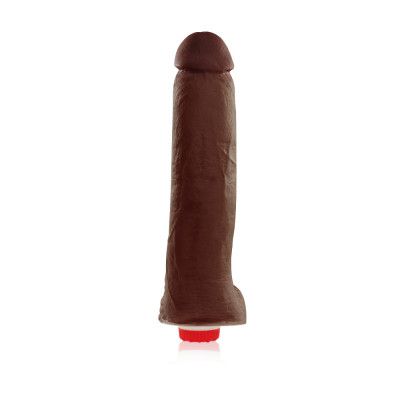 Pênis Real Peter Vibrador Marrom Rambo - 5x23 cm - Sex Shop