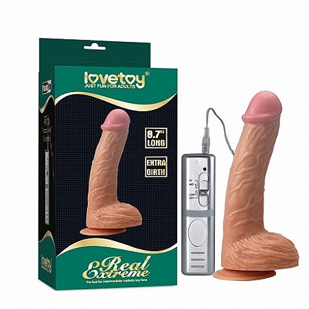 Pênis Real Vibrador Extreme 8,7" Long Extra Girth - Lovetoy