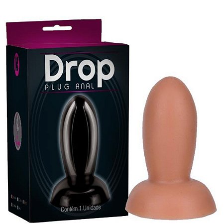 Plug anal Bolinha 9x3,2cm - Sexshop