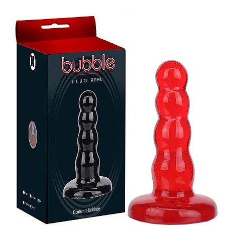 Plug anal bolinhas Vermelho - Sex shop