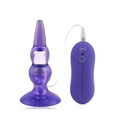 Plug Anal com 10 Funções e Controle Remoto Bulbs Probe - Coleção Aphrodisia - Sexshop