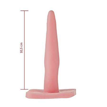 Plug Anal iniciante macio e liso 10,5x2cm Hot Flowers - Sex shop