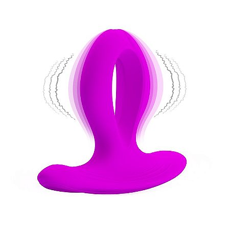 Plug Anal Wireless com 12 Modos de Vibração e Sistema de Contração e Expansão - PRETTY LOVE - Sexyshop