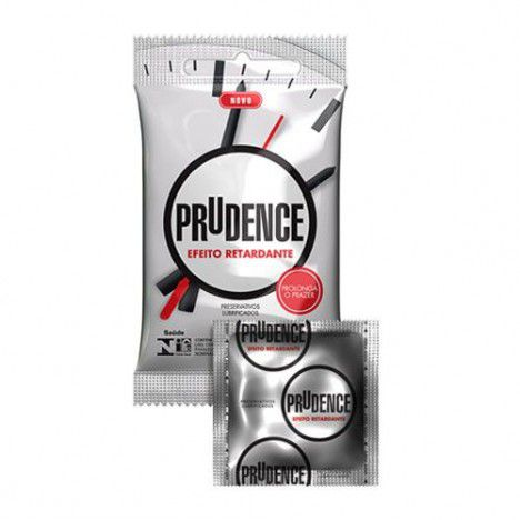Preservativo Efeito Retardante Prudence - Sexshop