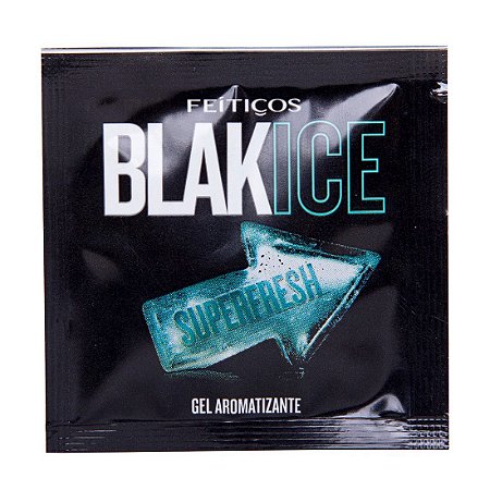Sachê Black ice Superfresh Gelado Gel Comestível 5g - Sexshop