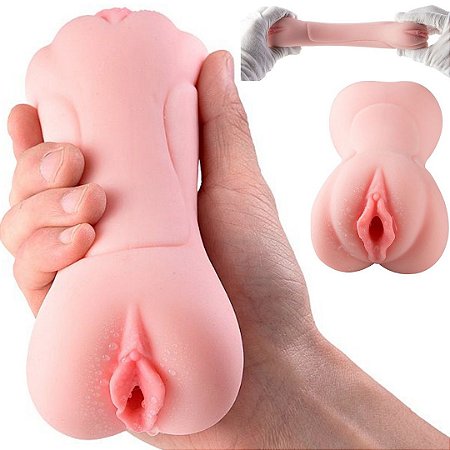 Vagina Dupla Masturbador Masculino em Cyberskin – Maig Sex shop