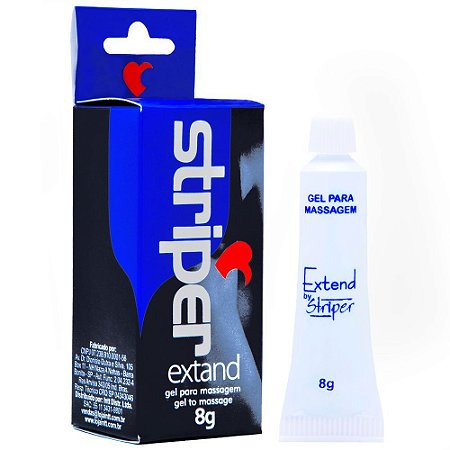 Striper Extand gel Retarda Ejaculação 8g INTT - Sex shop