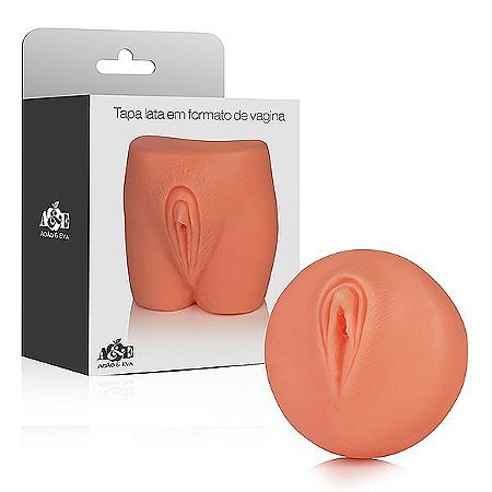 Tapa Lata em forma de vagina 2 - Sexshop
