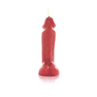Vela em formato de pênis - Vermelha - Sexshop