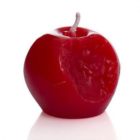 Vela no formato de maçã vermelha - Sex Shop