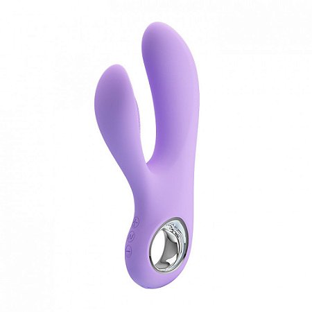 Vibrador com Estimulador Clitoriano, 7 Modos de Pulsação e 5 Intensidades de Vibração - PRETTY LOVE - Sexshop