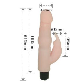 Vibrador Cyberskin Coelho Duplo motor - Sexshop