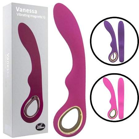 Vibrador Estimulador de Ponto g Recarregável Lealso Vanessa