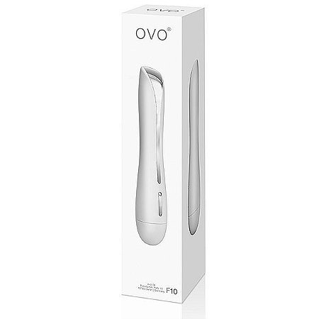 Vibrador F10 - White - OVO LifeStyle - Sex shop