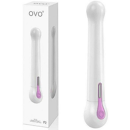 Vibrador F2 - White Pink - OVO LifeStyle - Sex shop