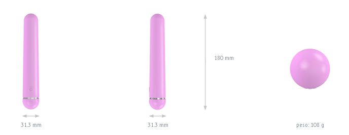 Vibrador F5 - Pink - OVO LifeStyle - Sex shop