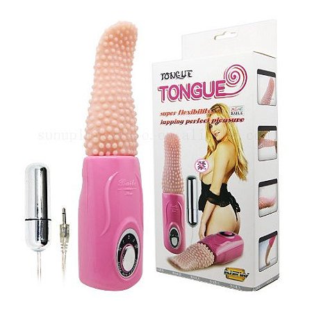 Vibrador Formato de Língua Tongue Massageador - Baile - Sexshop