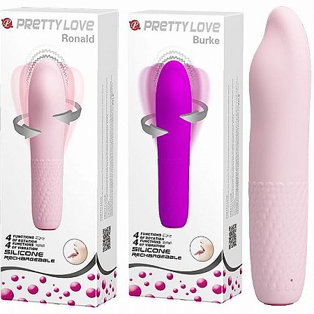 Vibrador Massageador Feminino Recarregável - Pretty Love - Sexshop