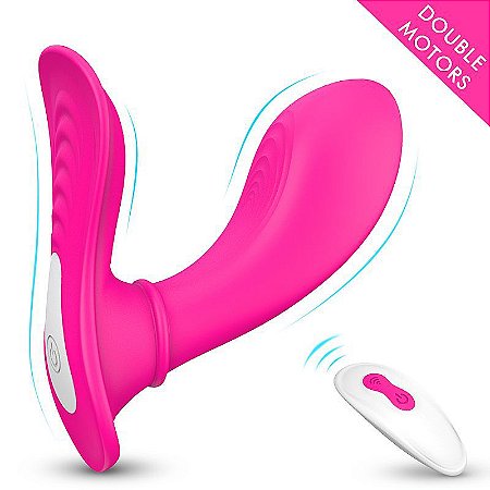 Vibrador Calcinha Com Estimulador Ponto G e Clitóris Wireless S-Hande BUTTERFLY