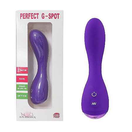 Vibrador Ponto-G Perfect G-Spot - em Silicone Extra Macio 10 Vibros - Sexshop