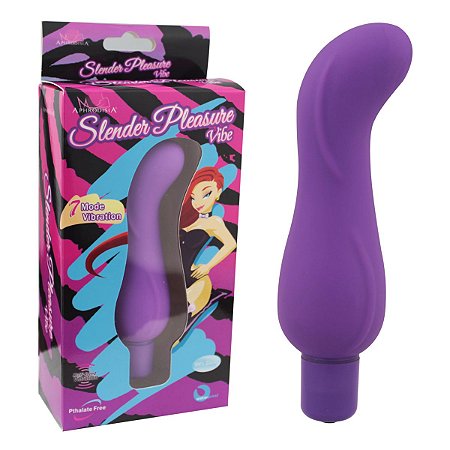 Vibrador Puro Silicone Ponto G 7 Velocidades - Sex shop