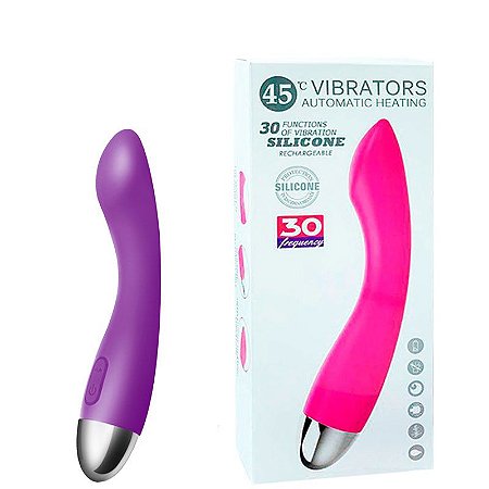 Vibrador Ponto G com 30 Modos de Vibração USB – Sexshop