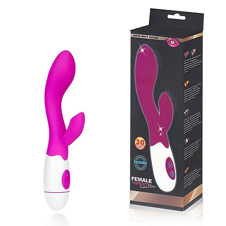 Vibrador PontoG e Estimulador Clitoriano USB FEMALE VIBRATOR