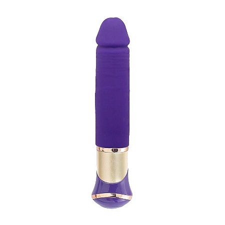 Vibrador Rotativo Formato Pênis Recarregável com 10 Modos de Vibração e rotação - ECSTASY GREEDY DONG APHRODISIA - Sexy