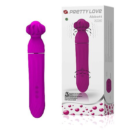 Vibrador Rotativo Ponto G com 12 Modos de Vibração - PRETTY LOVE ABBOTT - Sexshop