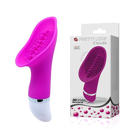 Vibrador Silicone Estimulador Língua 30 velocidades CLAUDE