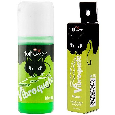 Vibroquete Menta Gel Vibrante 12gr Hot Flowers - Sexshop