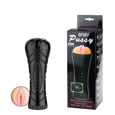 Masturbador Masculino Lanterna Formato Vagina - BABY PUSSY - Sexshop