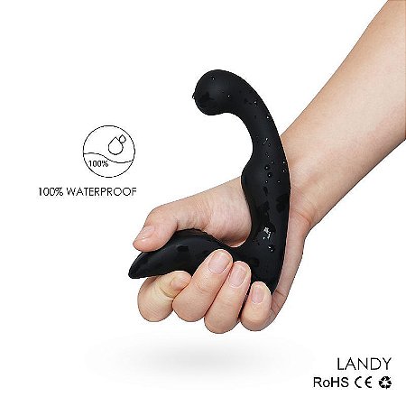 Estimulador de Próstata Triplo Vibro com 9 Vibrações - USB Magnético - 100% à Prova de Água - S-Hande - Sex shop