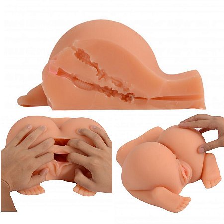 Masturbador Bumbum com Vagina e ânus Maid - Lovetoys - Sexshop