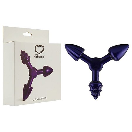 Plug Anal Triplo - 03 Estimulações Diferentes Sexy Fantasy - Sexshop